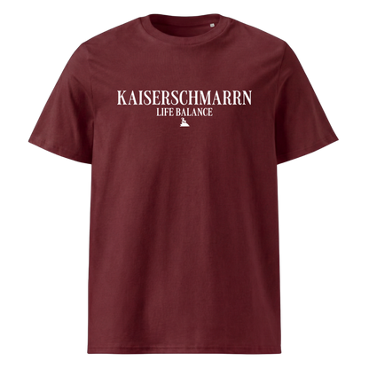 Life Balance T-Shirt Unisex mit Spruch, Print Nahaufnahme