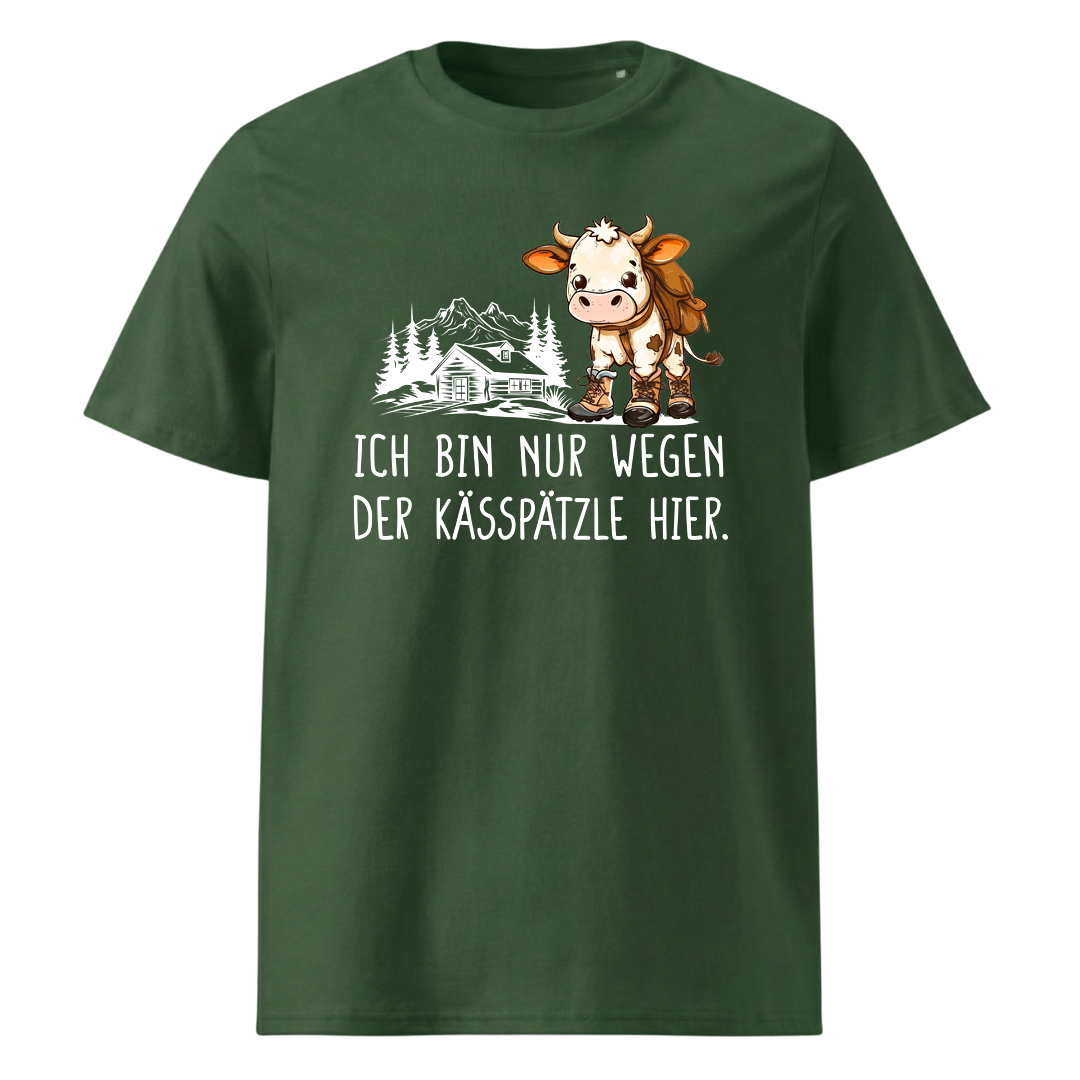 Kässpätzle T-Shirt Unisex mit Spätzle-Spruch, Detailansicht