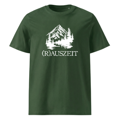 Rauszeit T-Shirt Unisex mit Auszeit-Spruch, Detailansicht