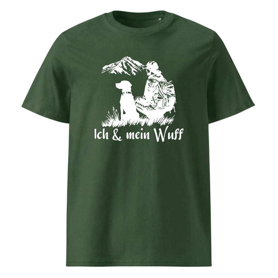 Ich & Mein Wuff T-Shirt Unisex mit Hund-Motiv, Detailansicht
