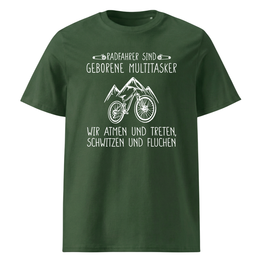 Multitasker T-Shirt mit Wander-Spruch, Detailansicht