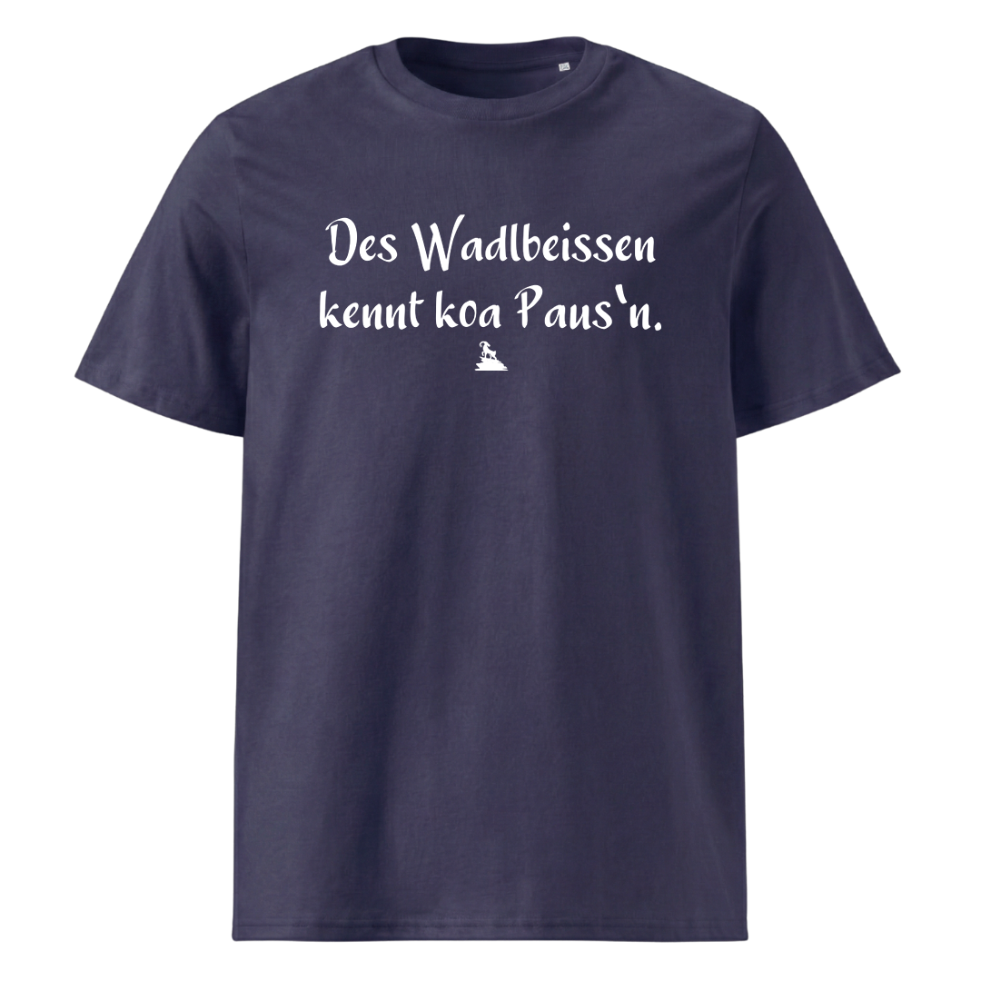 Wadlbeissen T-Shirt Unisex mit bayrischem Spruch, weitere Ansicht