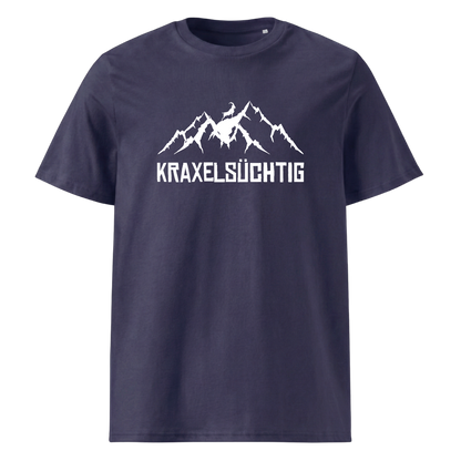 Kraxelsüchtig T-Shirt mit Berg-Spruch, weitere Ansicht