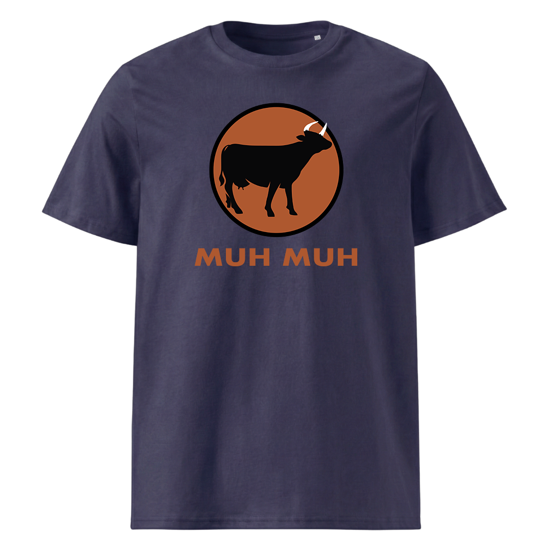 Muh Bio T-Shirt Unisex mit Kuh-Motiv, weitere Ansicht