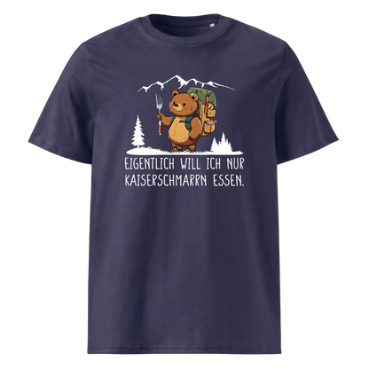Kaiserschmarrn Bär T-Shirt Unisex mit Kaiserschmarrn-Spruch, weitere Ansicht