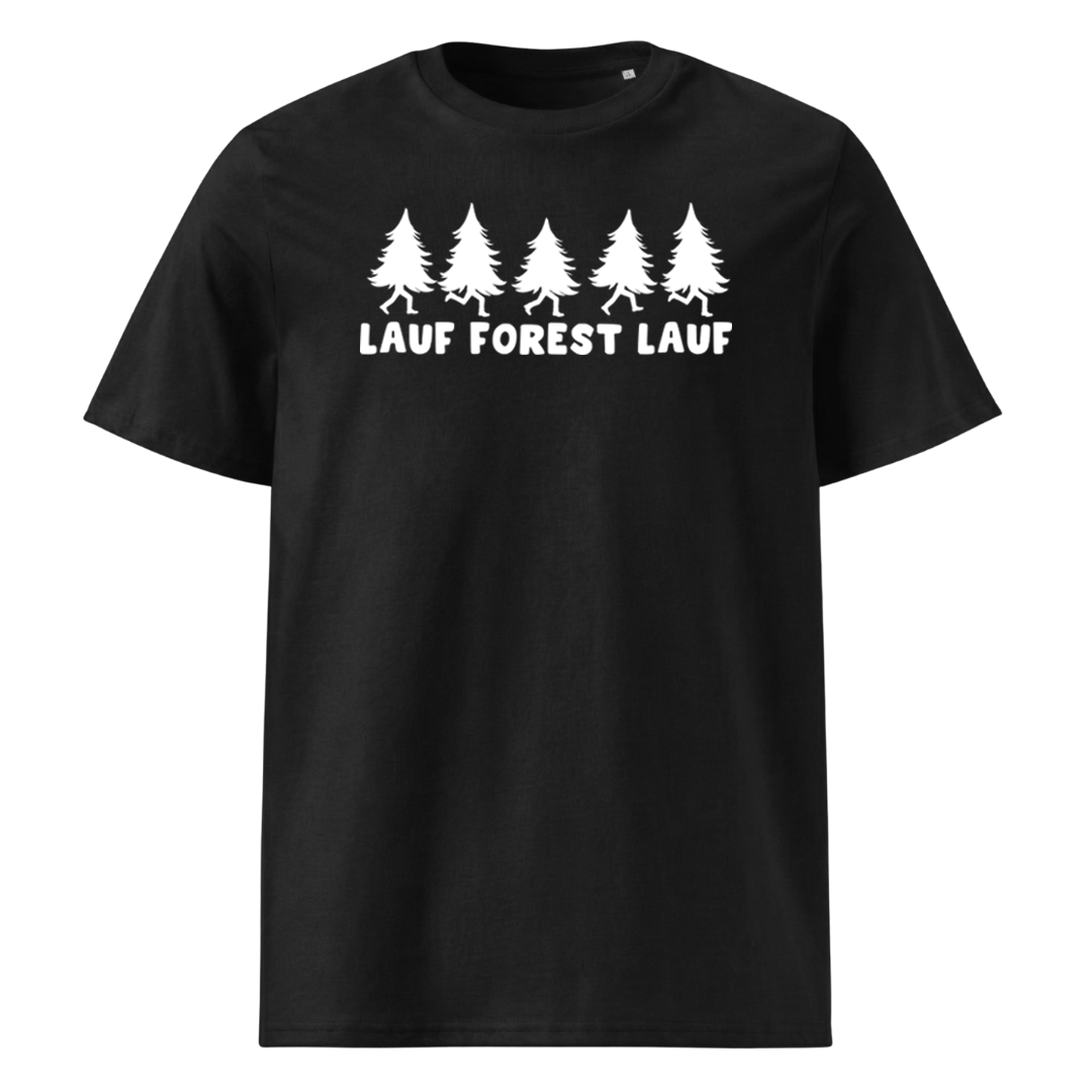 Lauf Forest T-Shirt Unisex mit Berg-Motiv, Frontansicht