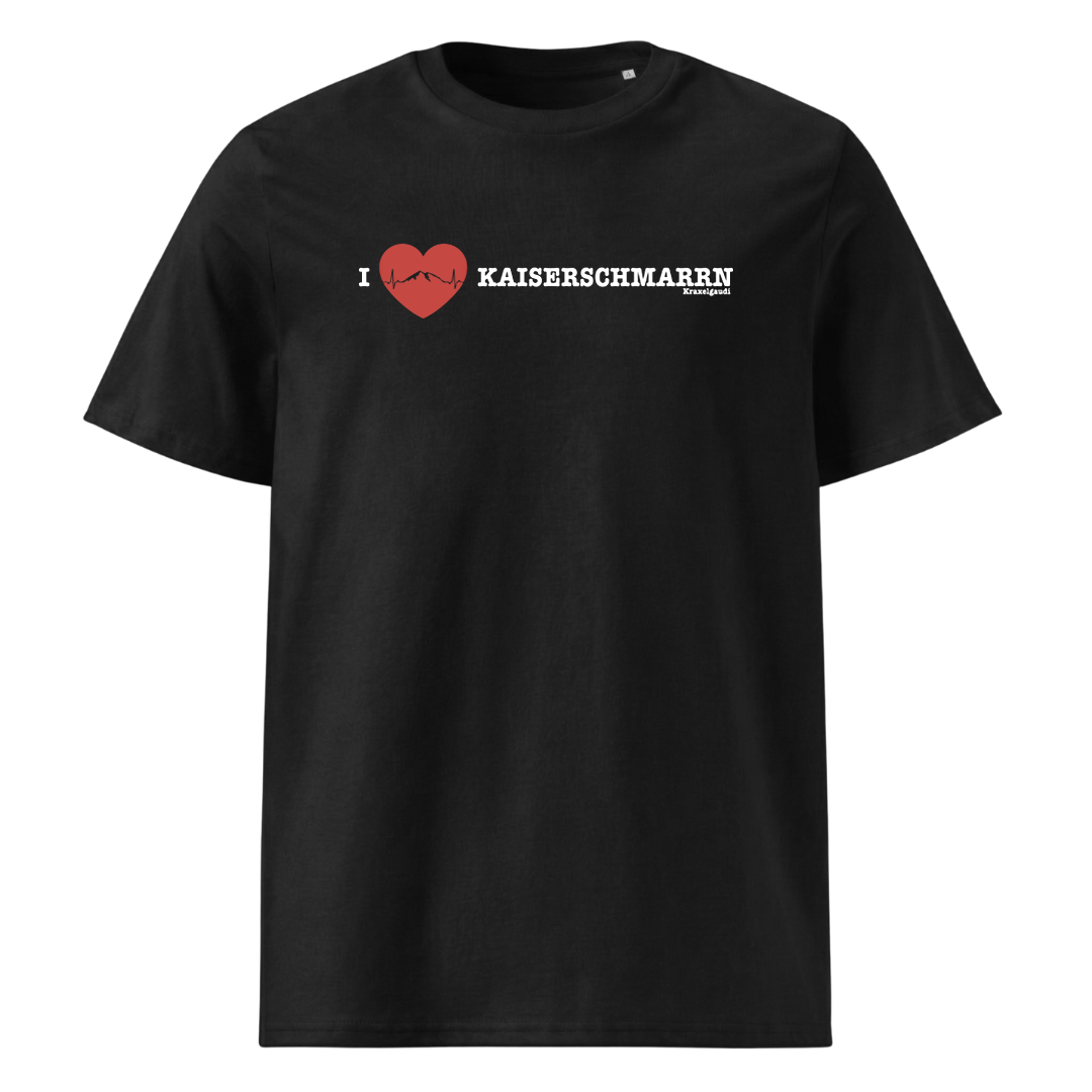 Kaiserschmarrn Love T-Shirt Unisex mit lustigem Spruch, Frontansicht