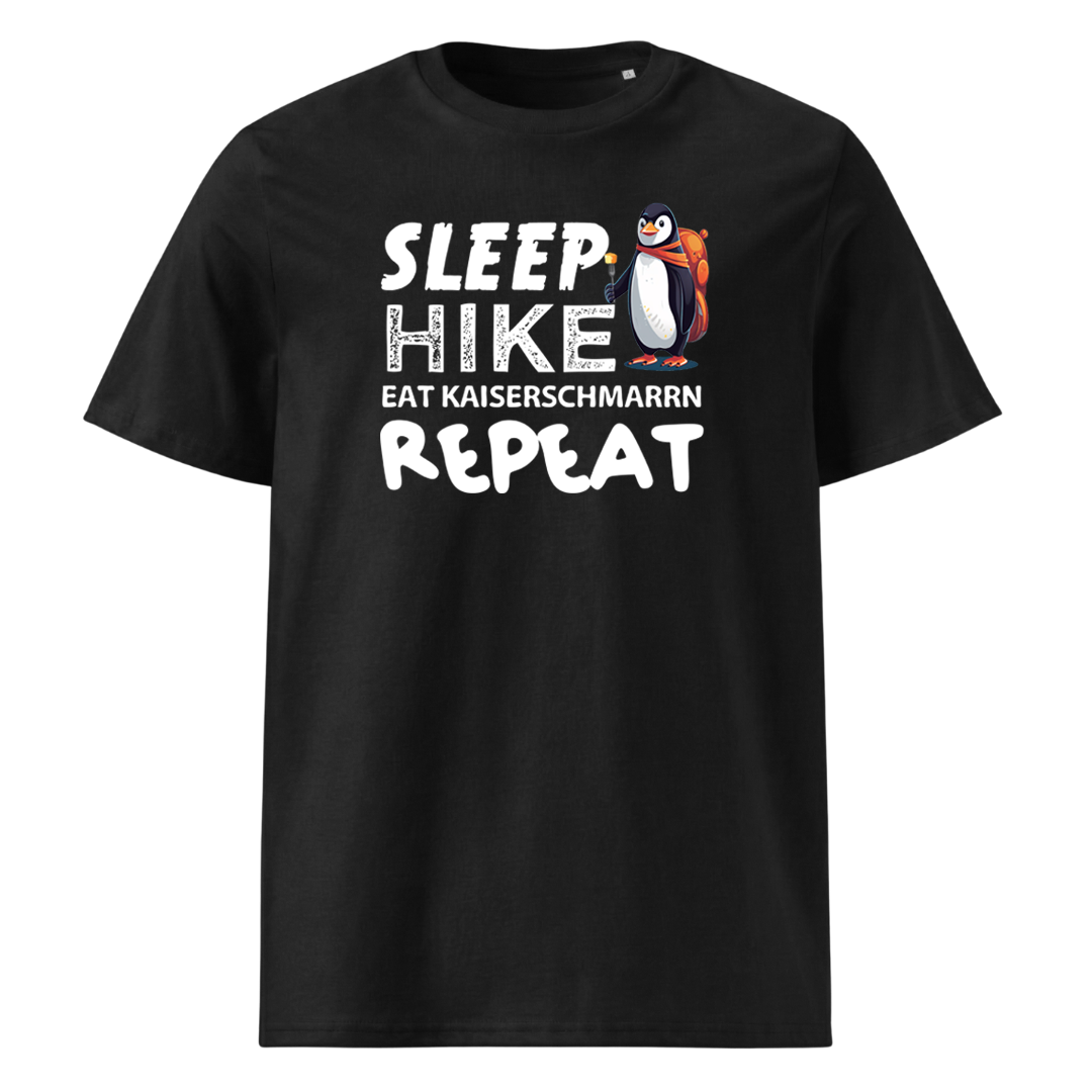 Repeat T-Shirt Unisex mit Berg-Motiv, Frontansicht