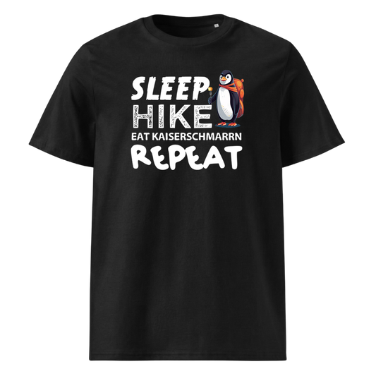 Repeat T-Shirt Unisex mit Berg-Motiv, Frontansicht