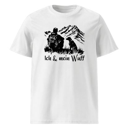 Ich & Mein Wuff T-Shirt Unisex mit Hund-Motiv, Motivdetail