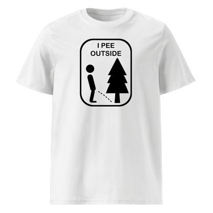 Outside T-Shirt Unisex mit Natur-Motiv, Motivdetail