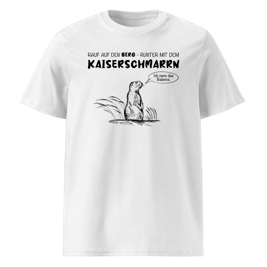 Berg Balance T-Shirt Unisex mit Berg-Motiv, Motivdetail