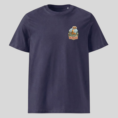 Bergluft macht hungrig Unisex T-Shirt mit Brustdruck, Kraxelgaudi