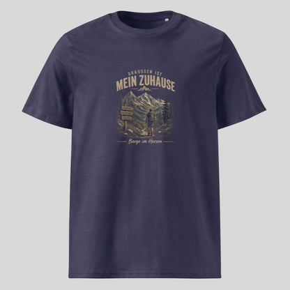 Draussen ist mein Zuhause Unisex T-Shirt, Kraxelgaudi