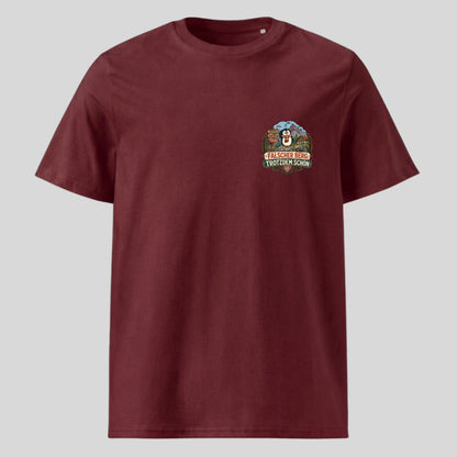 Falscher Berg Unisex T-Shirt mit Brustdruck, Kraxelgaudi