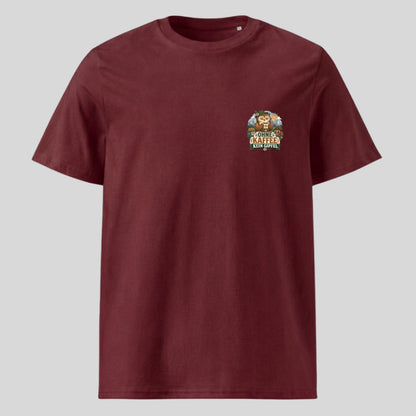 Ohne Kaffee kein Gipfel Unisex T-Shirt mit Brustdruck, Kraxelgaudi