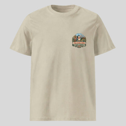 Falscher Berg Unisex T-Shirt mit Brustdruck, Kraxelgaudi