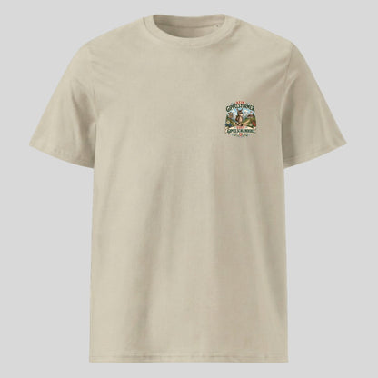 Gipfelschlenderer Unisex T-Shirt mit Brustdruck, Kraxelgaudi