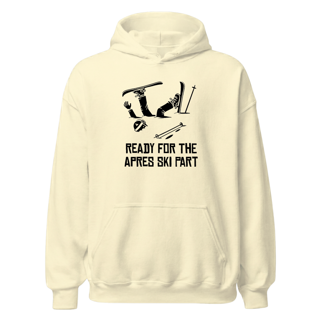 Ready for Apres Ski Hoodie mit Apres-Ski-Spruch, Farbvariante