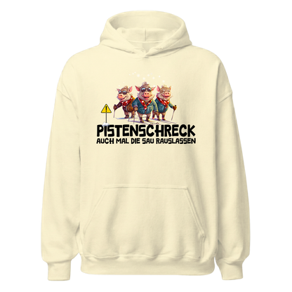 Pistenschreck Hoodie mit Apres-Ski-Motiv, Farbvariante