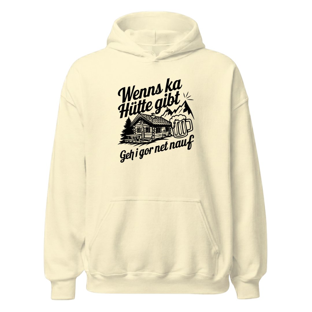 Ka Hütte Hoodie mit bayrischem Spruch, Farbvariante