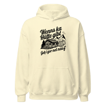 Ka Hütte Hoodie mit bayrischem Spruch, Farbvariante