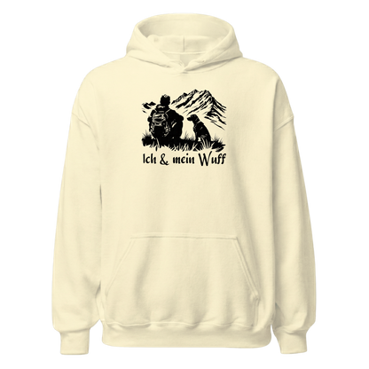 Ich & mein Wuff Hoodie mit Hundemotiv, Farbvariante