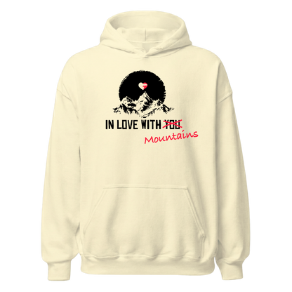 Mountainlove Hoodie mit Berg-Motiv, Farbvariante