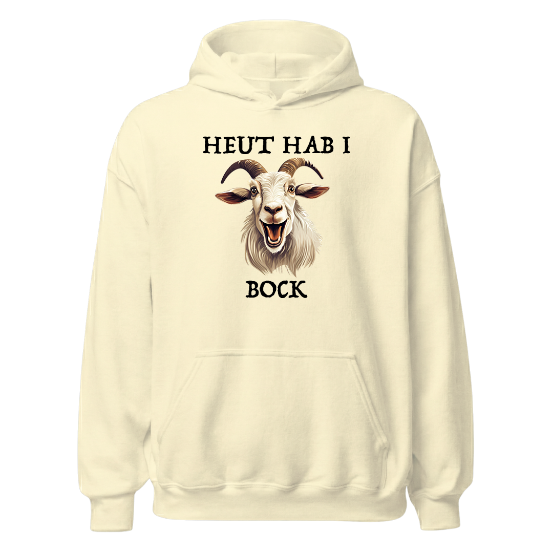 Bock Hoodie mit bayrischem Spruch, Farbvariante