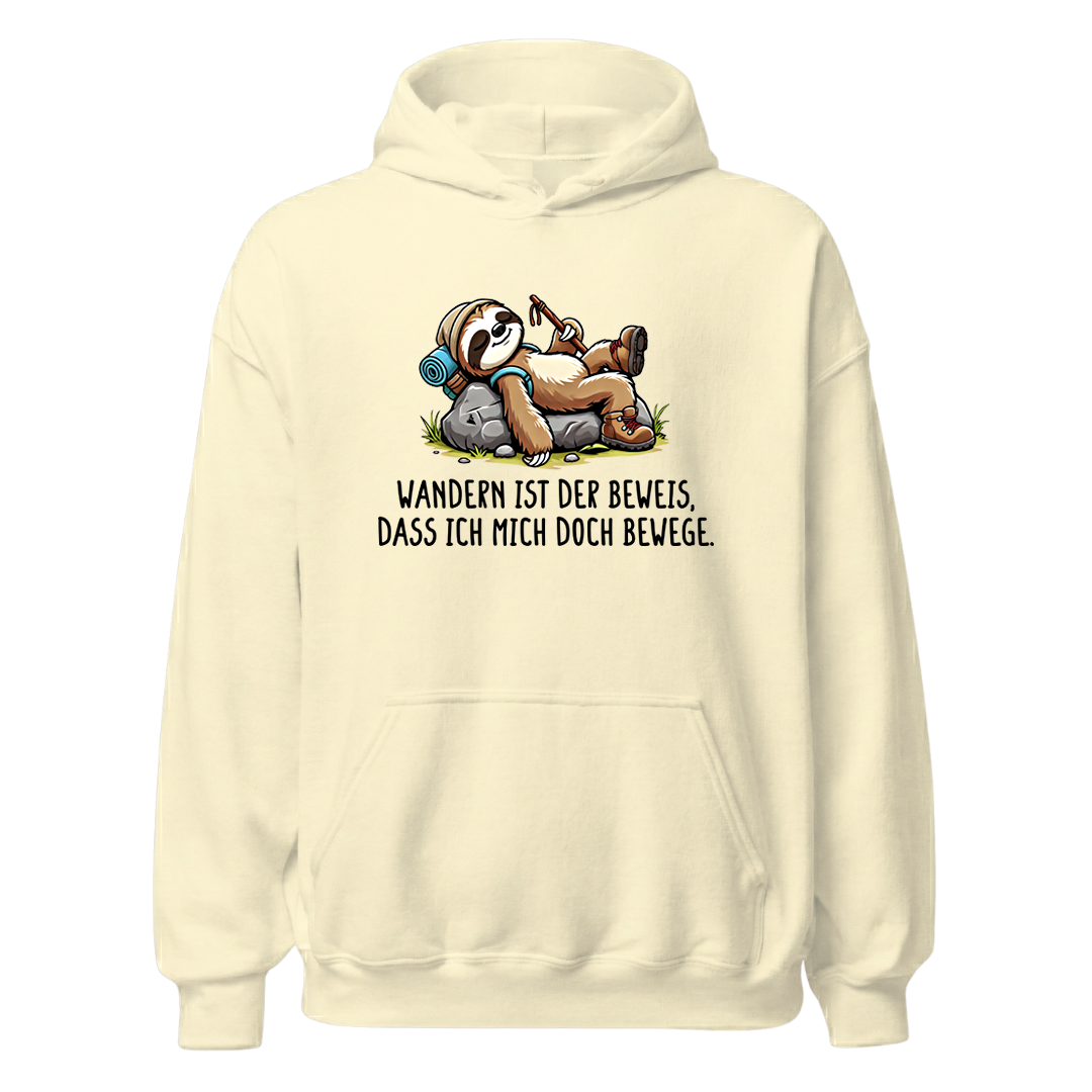 Der Beweis Hoodie mit Wanderspruch, Farbvariante