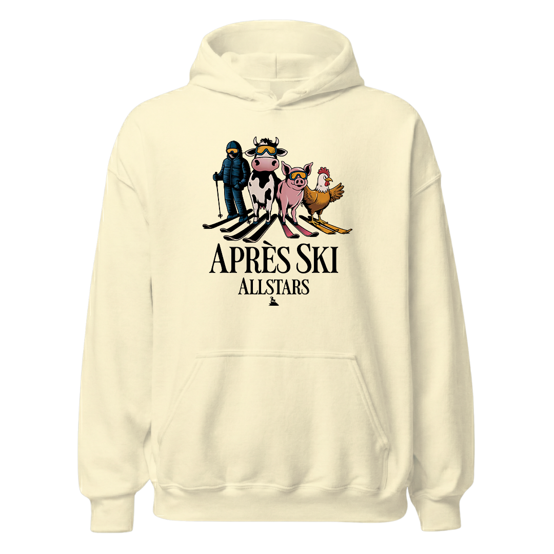 Après Ski Allstars Hoodie mit Après-Ski-Spruch, Farbvariante