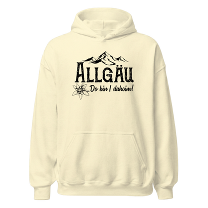 Dahoim Hoodie mit Berg-Spruch, Farbvariante