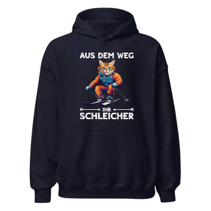 Schleicher Hoodie mit bayrischem Spruch, Designdetail