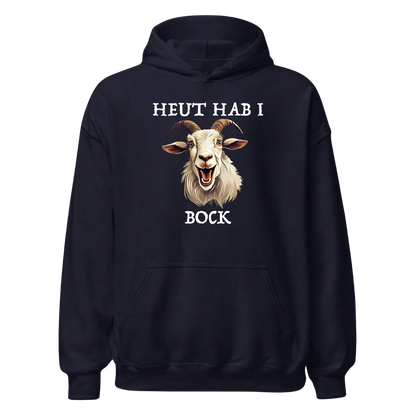 Bock Hoodie mit bayrischem Spruch, Designdetail