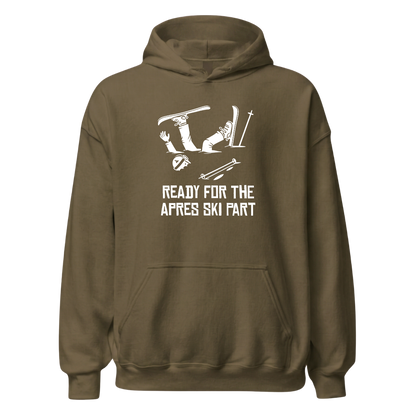 Ready for Apres Ski Hoodie mit Apres-Ski-Spruch, weitere Ansicht