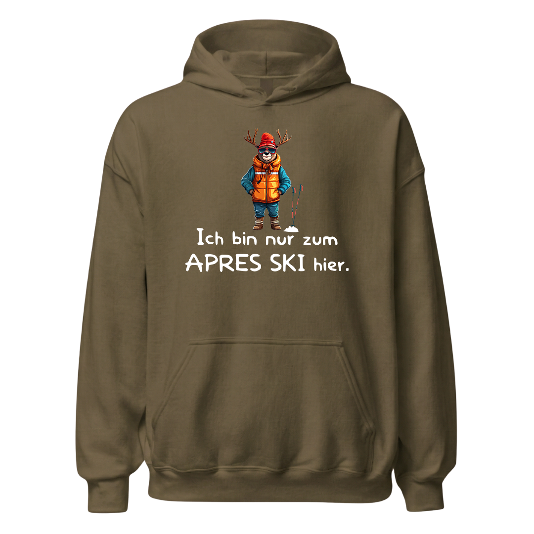 Après Ski Fanatiker Hoodie mit Après-Ski-Spruch, weitere Ansicht