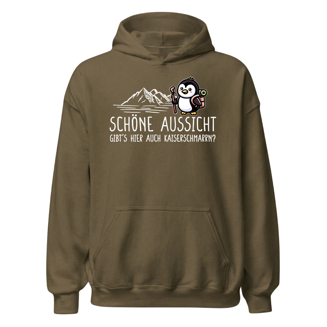 Schöne Aussicht Hoodie mit Wanderspruch, weitere Ansicht