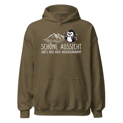 Schöne Aussicht Hoodie mit Wanderspruch, weitere Ansicht