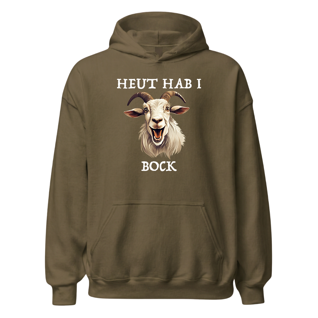 Bock Hoodie mit bayrischem Spruch, weitere Ansicht