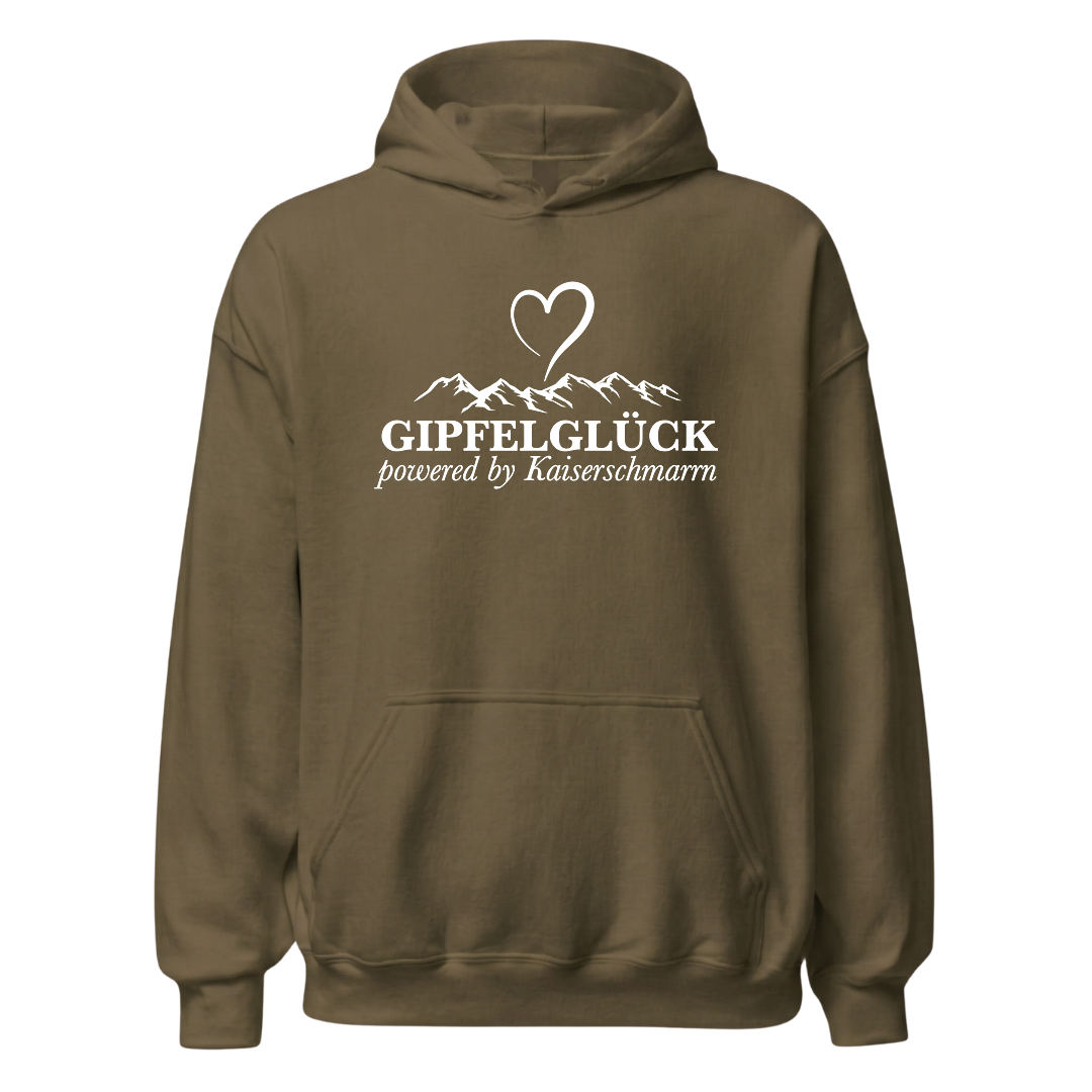 Gipfelglück Hoodie mit Berg-Spruch, weitere Ansicht