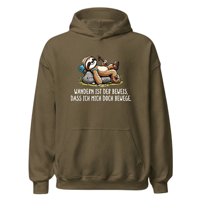Der Beweis Hoodie mit Wanderspruch, weitere Ansicht