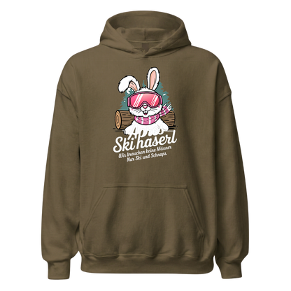 Skihaserl Hoodie mit Apres-Ski Spruch, weitere Ansicht