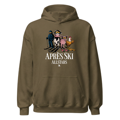 Après Ski Allstars Hoodie mit Après-Ski-Spruch, weitere Ansicht