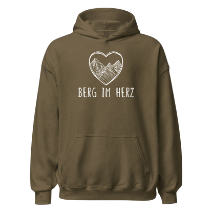 Berg im Herz Hoodie mit Bergmotiv, weitere Ansicht