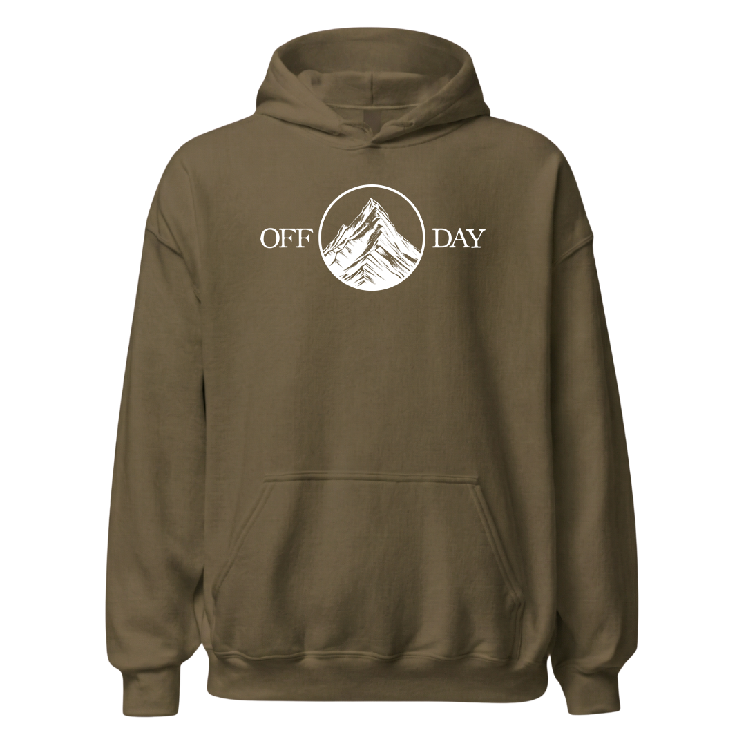 Off Day Hoodie mit Bergmotiv, weitere Ansicht