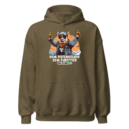 Pistenheld Hoodie mit Apres-Ski-Motiv, weitere Ansicht