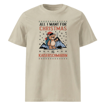 All I Want Christmas T-Shirt mit Weihnachts-Spruch, Farbvariante