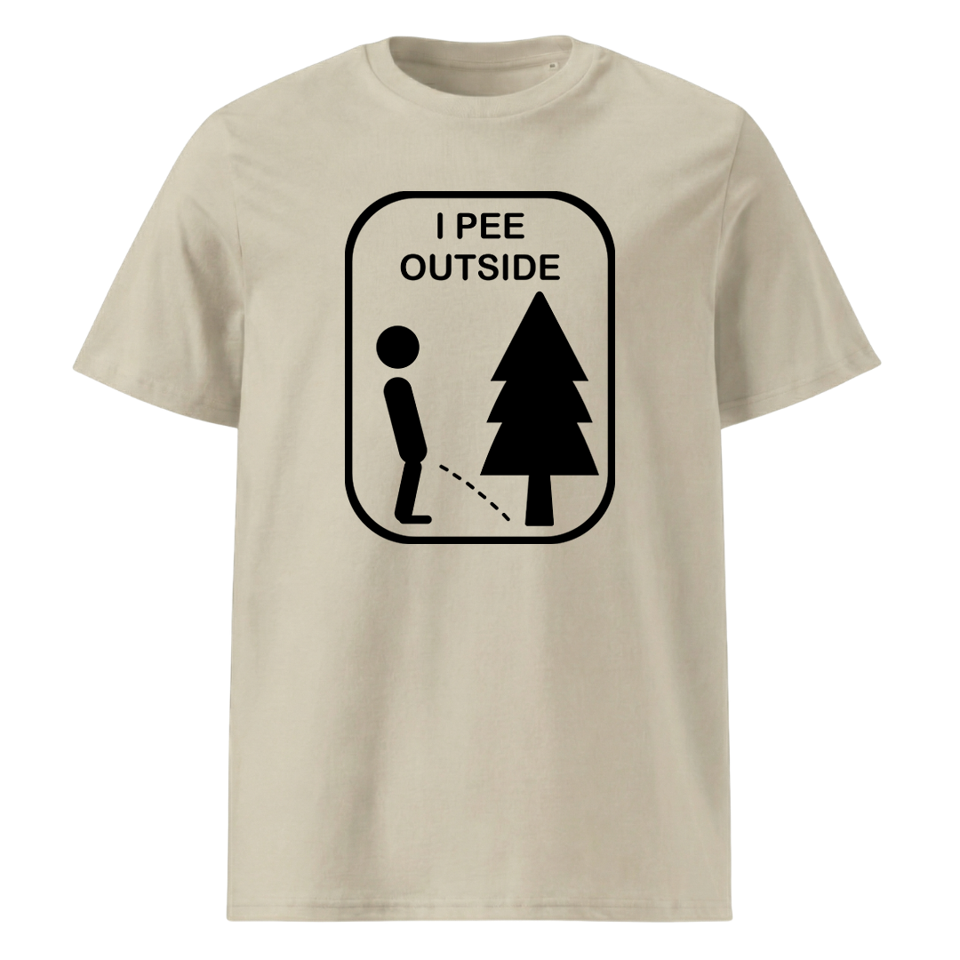 Outside T-Shirt Unisex mit Natur-Motiv, Farbvariante
