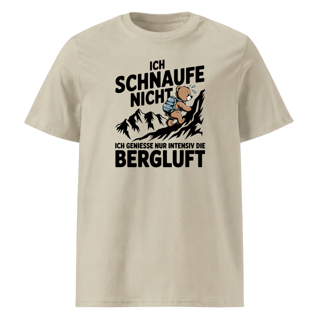 Bergluft T-Shirt Unisex mit Berg-Spruch, Farbvariante
