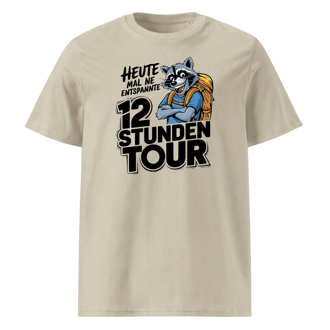 12 Stunden Tour T-Shirt mit Wander-Spruch, Farbvariante